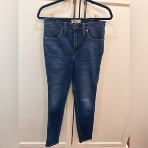 Madewell 10” High Rise Skinny Jeans